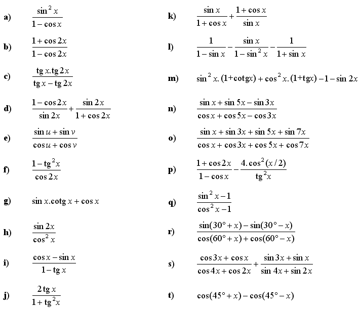 Goniometrie a Trigonometrie - Příklad 4 - Zadání